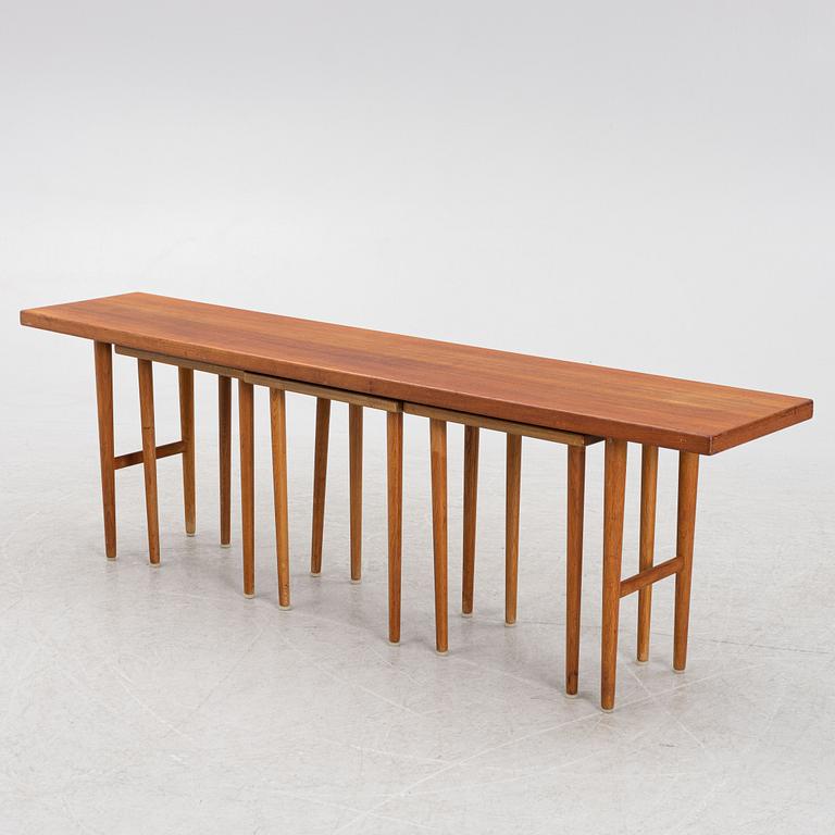 Kurt Østervig, nesting tables, 4 pieces, Jason, Denmark, 1950s/60s.