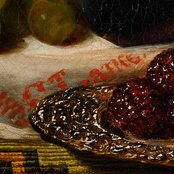 George Lance, Stilleben med frukter och valnötter.