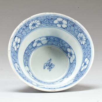SKÅL, porslin, Kina, transition, (1620-1670).