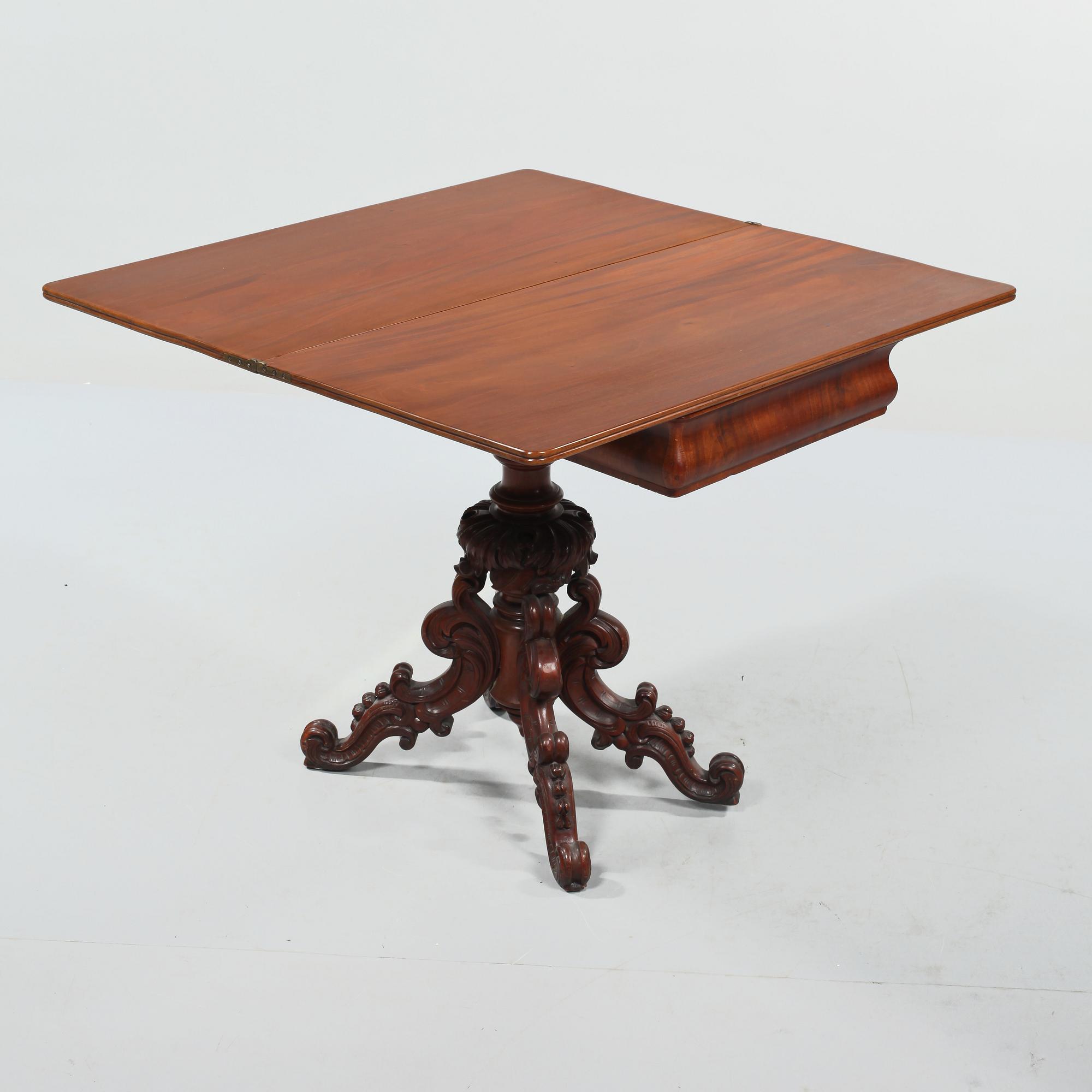 SPELBORD, nyrokoko, 1800-talets andra hälft.