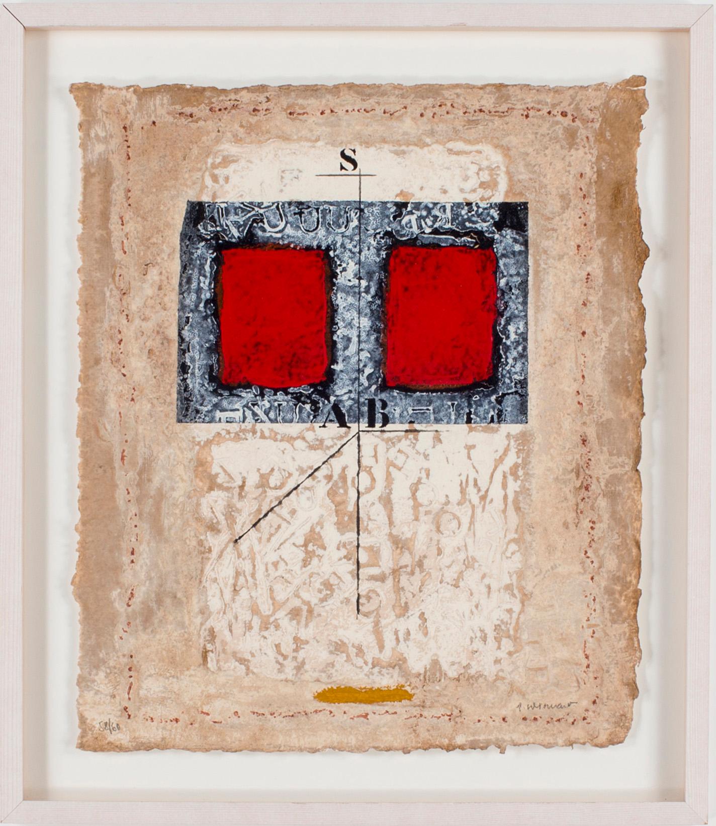 JAMES COIGNARD, carborundumetsning, sign och numr 58/60.