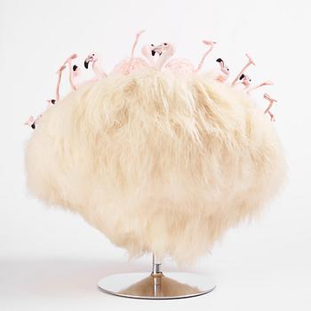 Alexis Verstraeten & Pauline Montironi, a "Miss Flamingo" armchair, ed. 14/30, AP Collection, Belgium 2017.