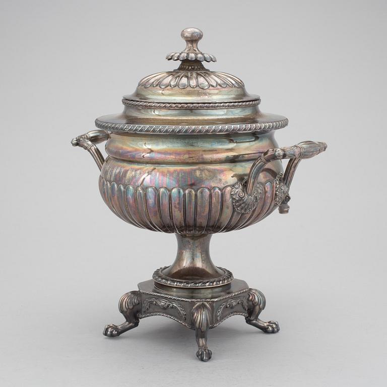 SAMOVAR, pläter. England, 1800-talets mitt.