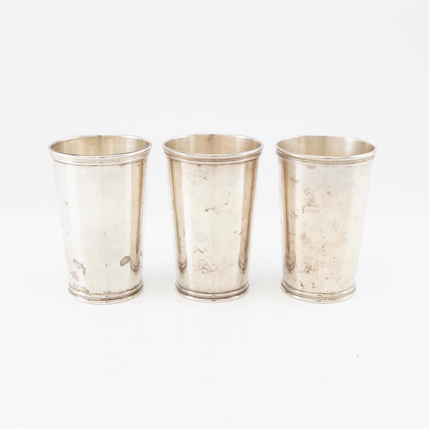 Tiffany & Co,  bägare 9 st sterling silver USA 1900-tal.