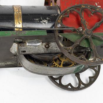 Locomotive, known as a Floortrain, USA, latter half of the 19th century.