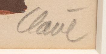 Antoni Clavé, lithograph with relief print, signed and numbered 65/100.
