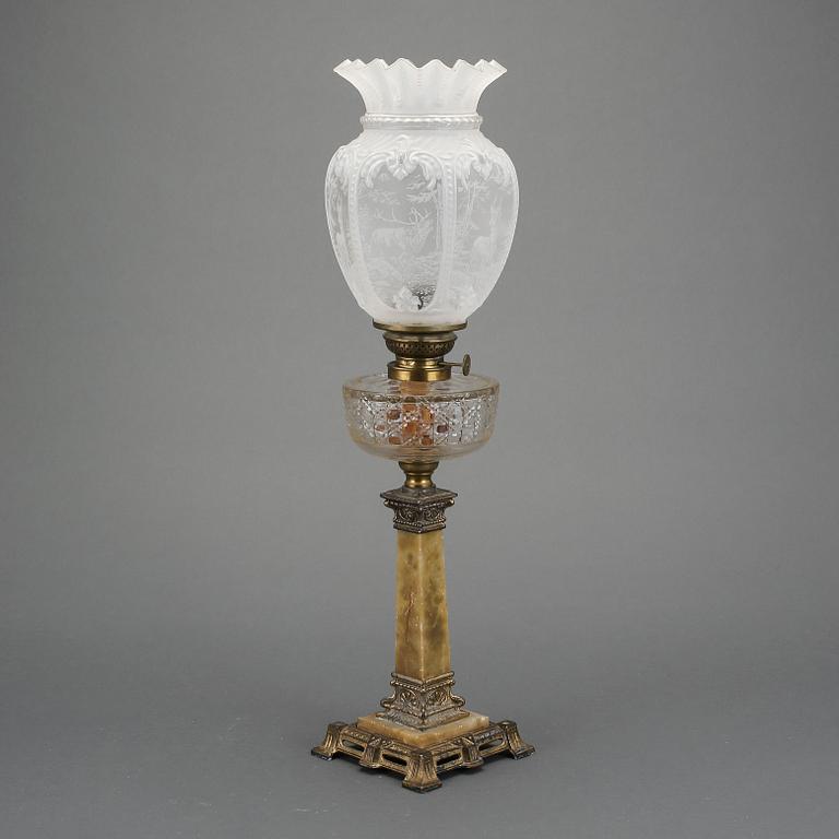 BORDSFOTOGENLAMPA, 1800-talets slut.