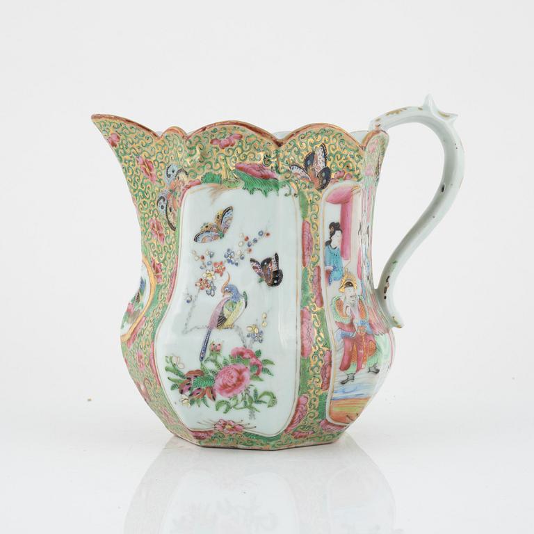 Kanna, porslin. Qingdynastin, Kanton, sent 1800-tal.