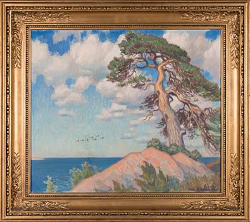 Väinö Blomstedt, oil on canvas, signed and dated 1918.