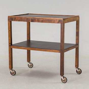 a serving trolley from the middle of the 20th century.