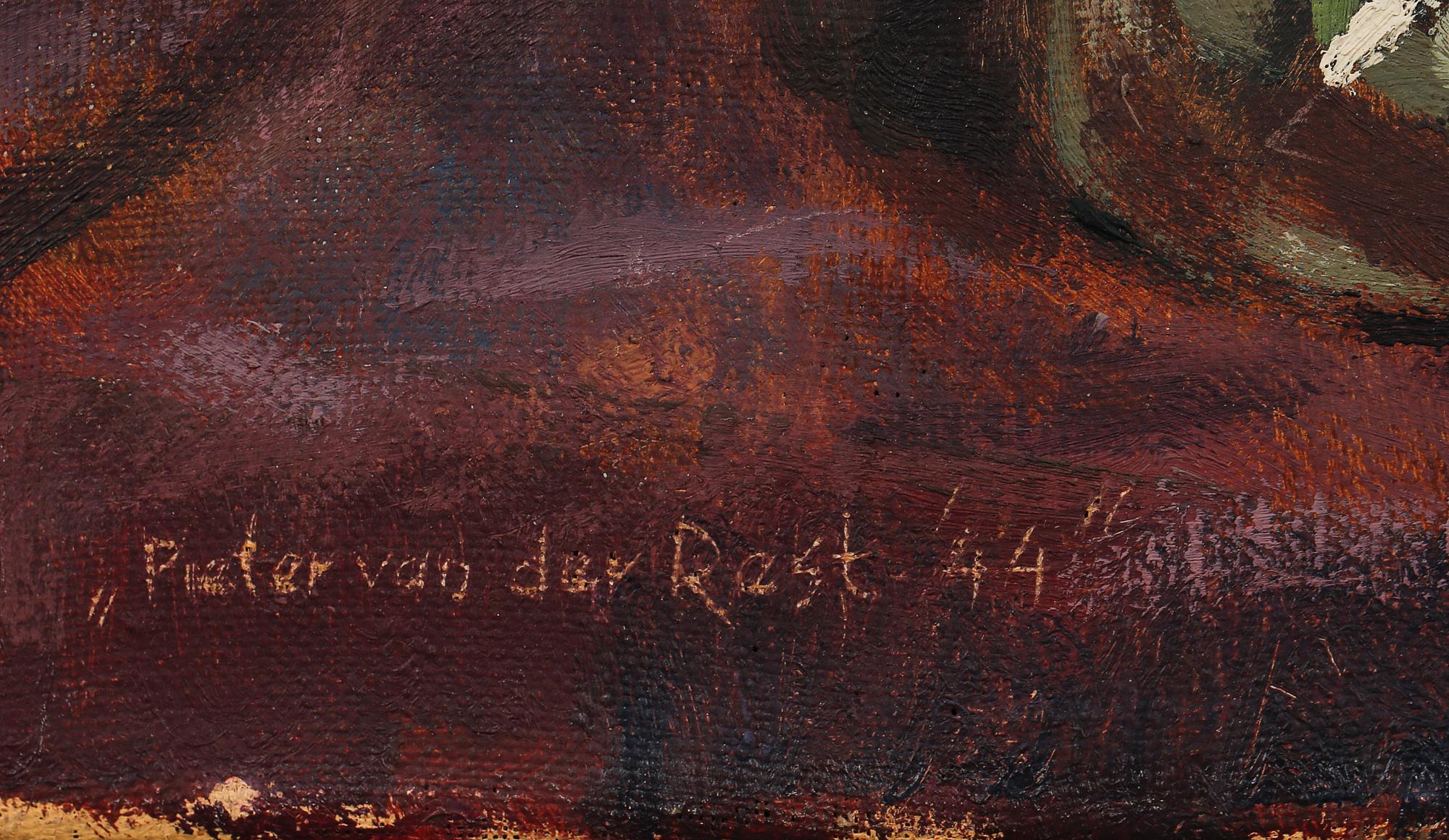PIETER VAN DER REST, tillskriven, olja på duk, signerad och daterad -44.