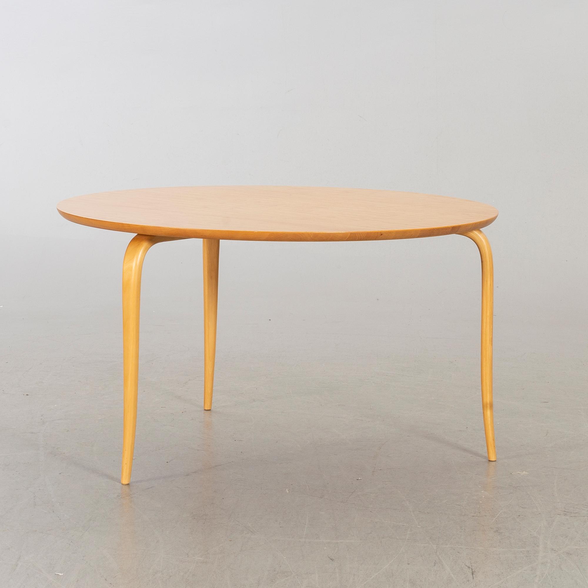 BRUNO MATHSSON, bord, "Annika" för firman Karl Mathsson, 1976.