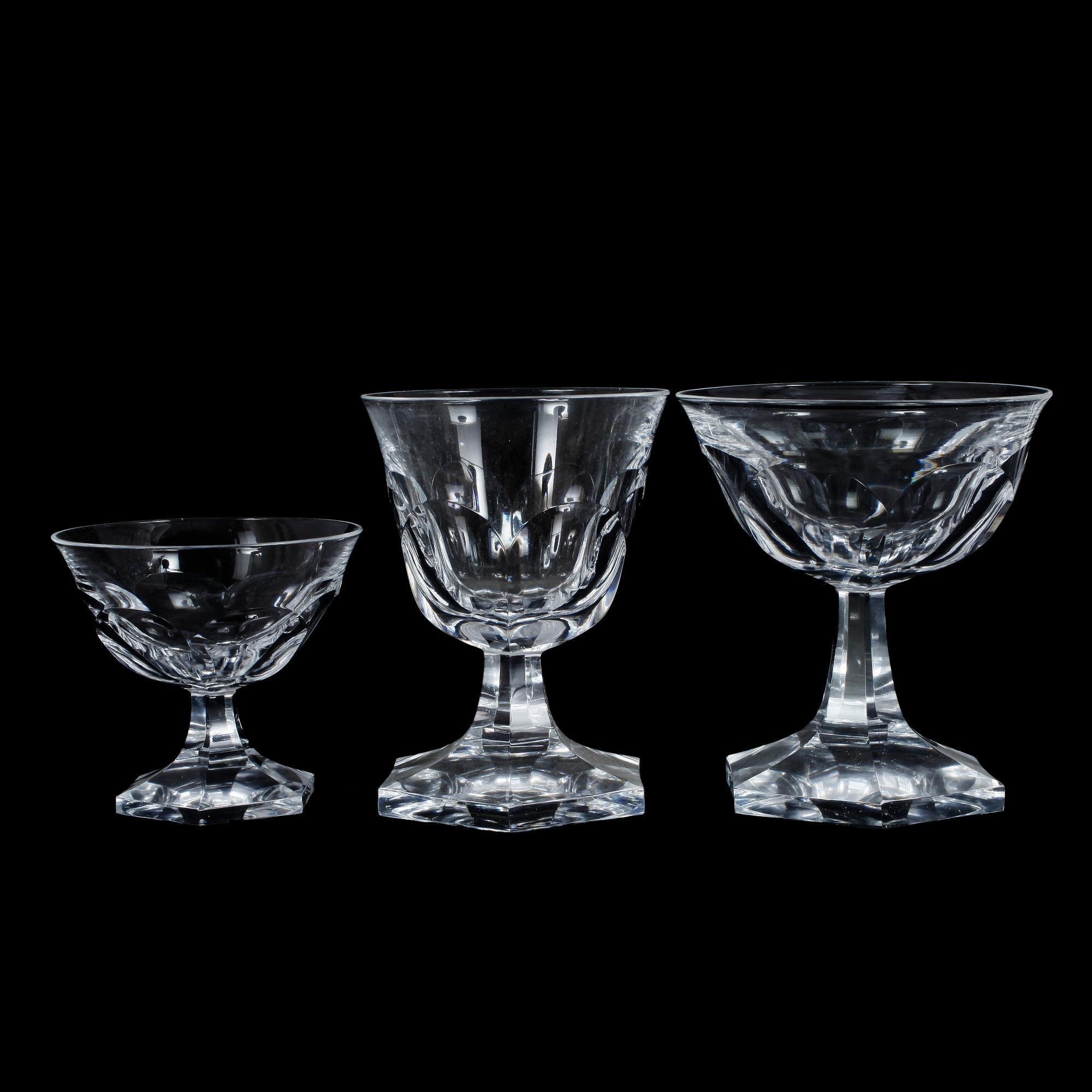 GLASSERVIS, 76 delar, "Bergh", Elis Bergh, Kosta Boda.