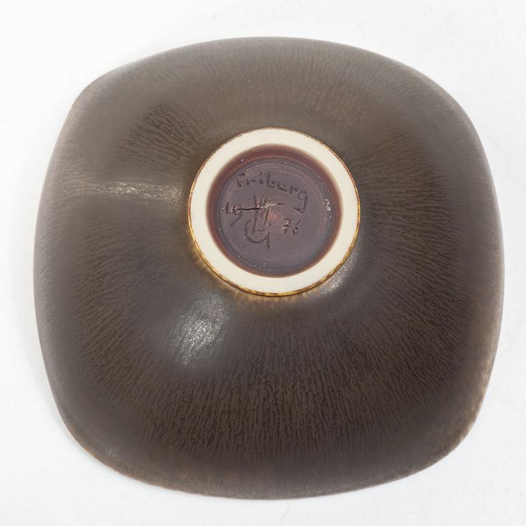 Berndt Friberg, two bowls, Gustavsberg Studio, 1976-77.