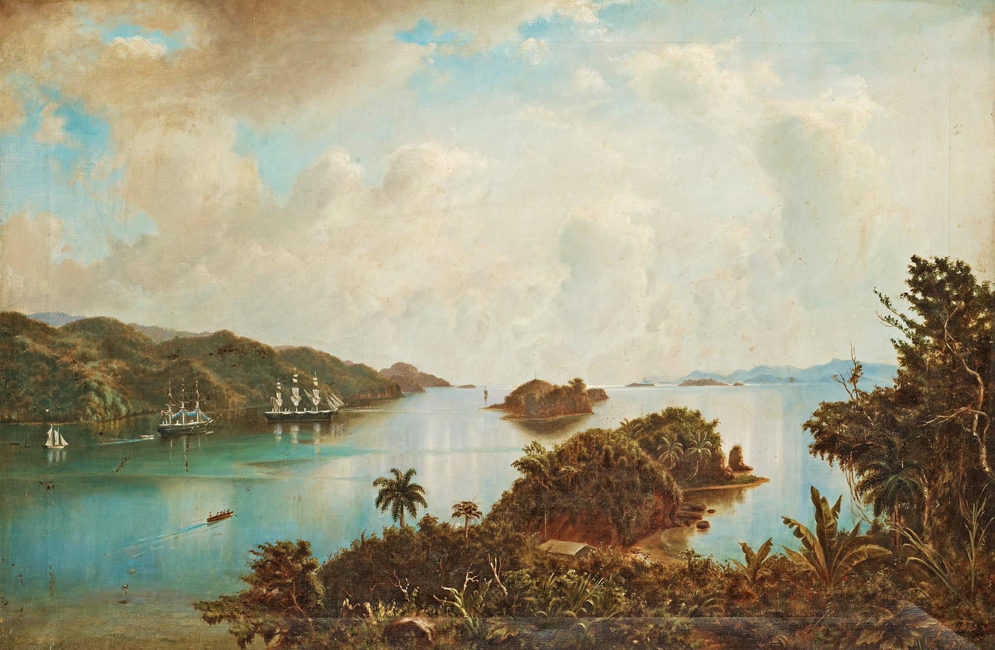 Andreas Riis-Carstensen, Motiv från San Domingo, Västindien.