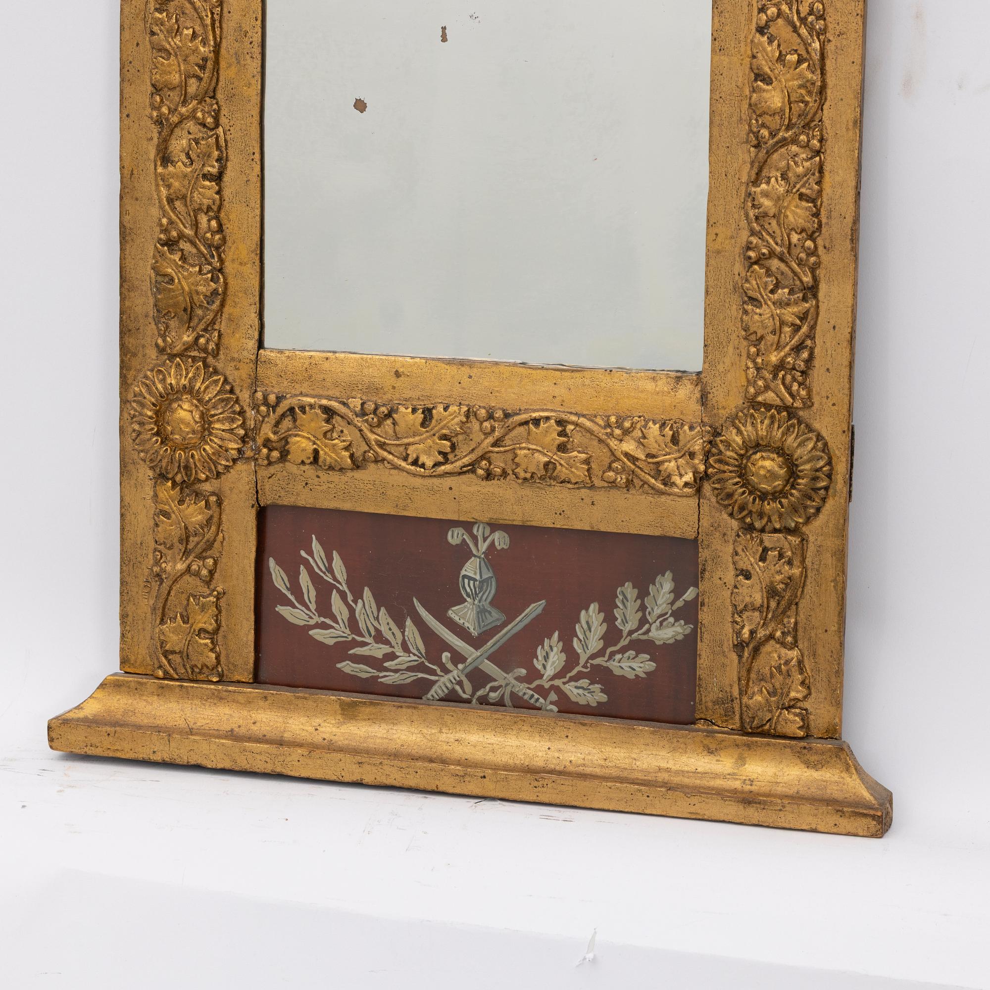 Mirror, Late Gustavian, early 19th century.