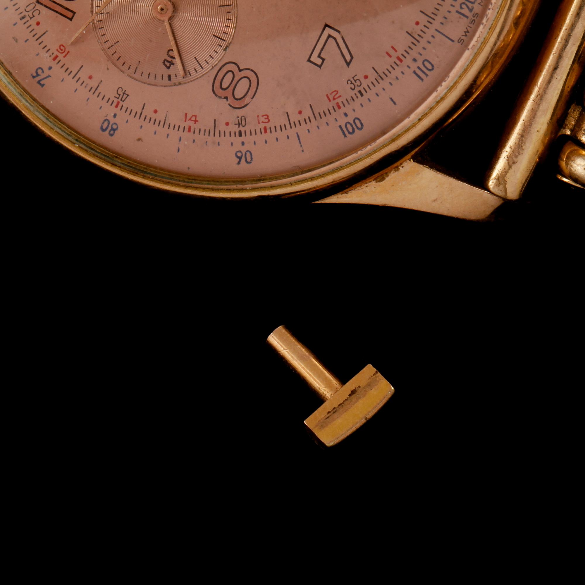 ARMBANDSUR, herr, delvis 18 k guld, ITA, Geneve, omkring 1900-talets mitt.