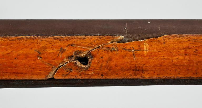 STUDSARE, slaglås, märkt David Bars, Stockholm, 1700/1800-tal.