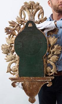 VÄGGPENDYL, av Peter Strengberg (urmakare i Stockholm och Mariefred 1802-1831), sengustaviansk, tidigt 1800-tal.