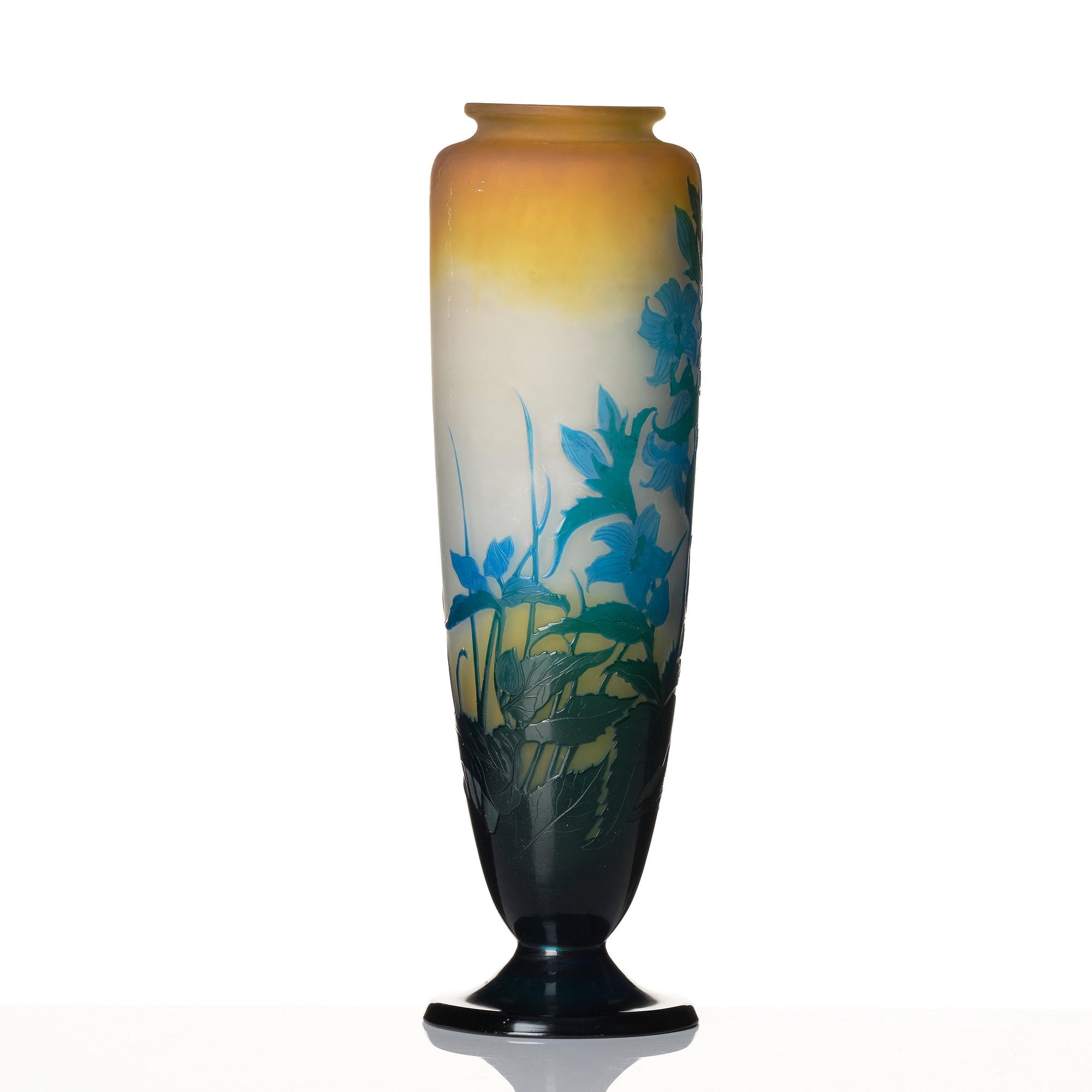 Emile Gallé: Keramik, Glas und Möbel des Emile Galle'style Art Glass Vase, USA tax-exempt. | eBay