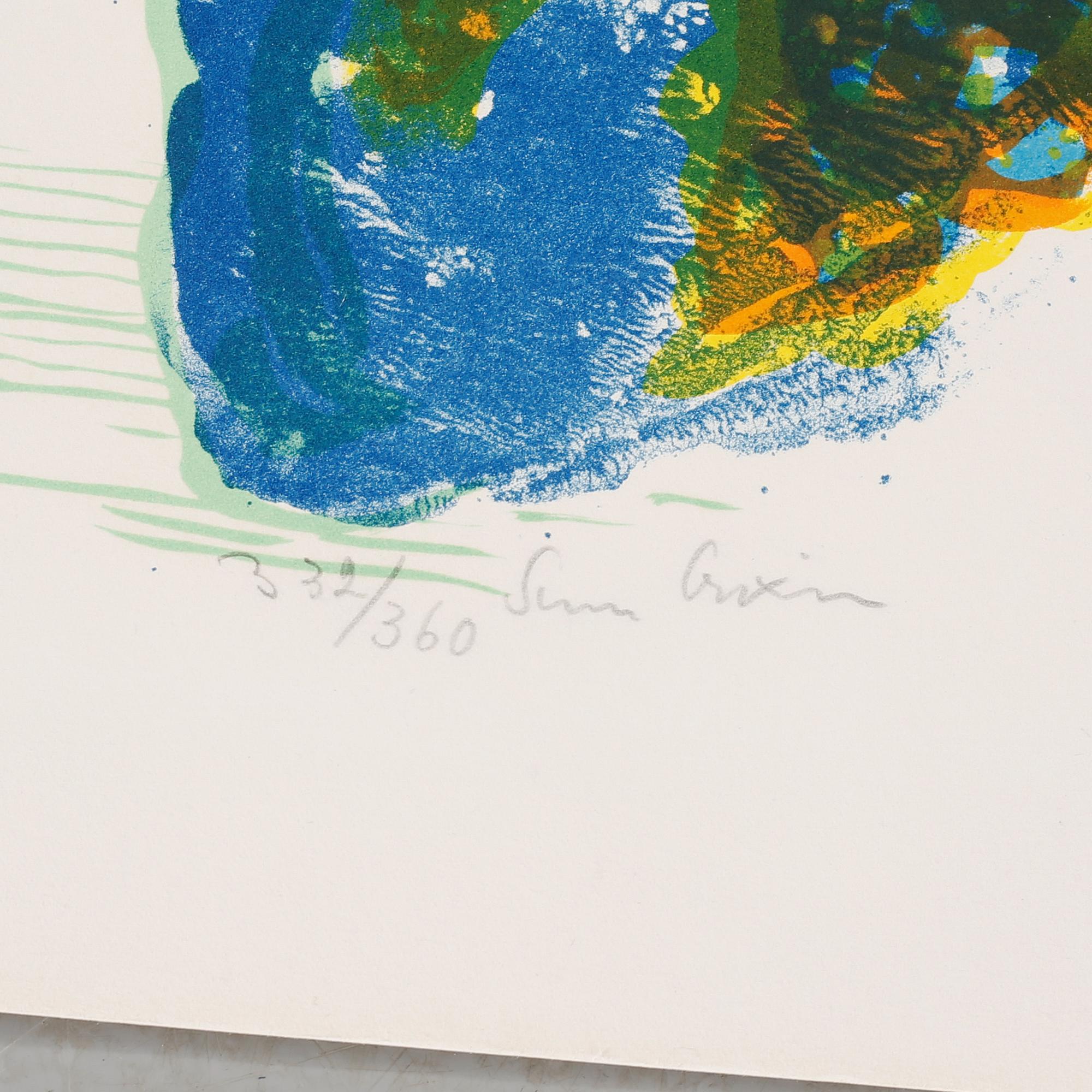 five litographs on colours, signed and numbered.