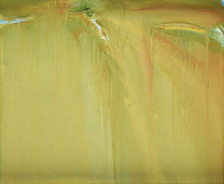 Olivier Debré, "Verte jaune le chemin (Touraine)".