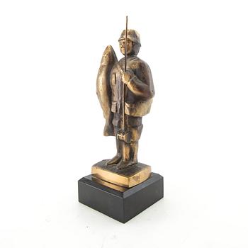 Sculpture Fisherman Borås foundry.