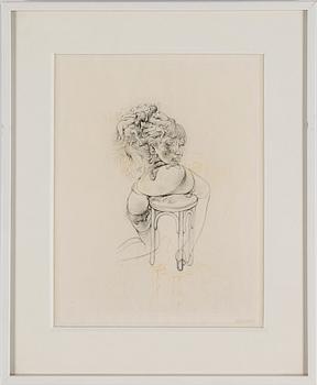 HANS BELLMER, 10 etchings in two colours, 1966-68, signed in pencil.