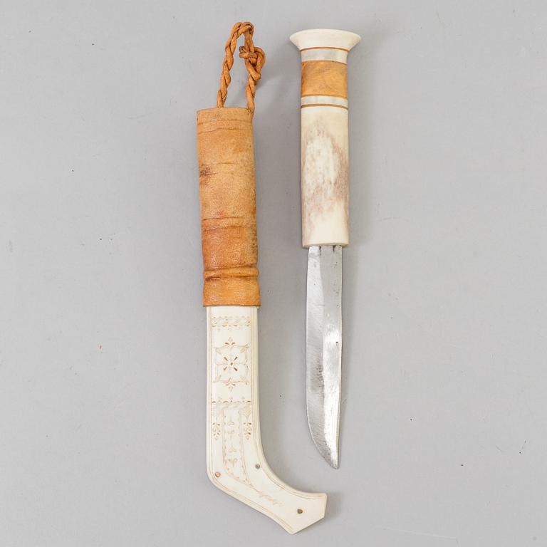 A Sami knife by Erik Tuolja.