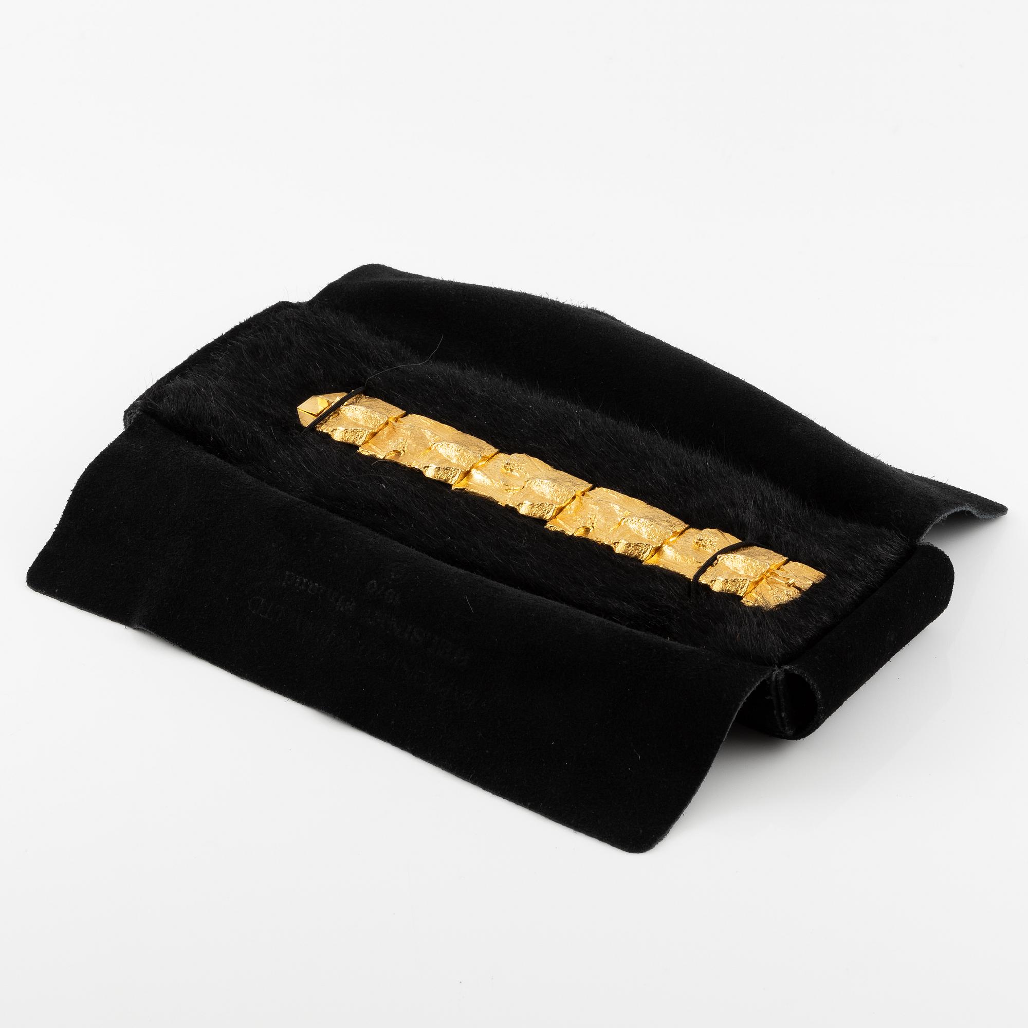 A Björn Weckström bracelet 18K gold "Golden Stream", for Lapponia.