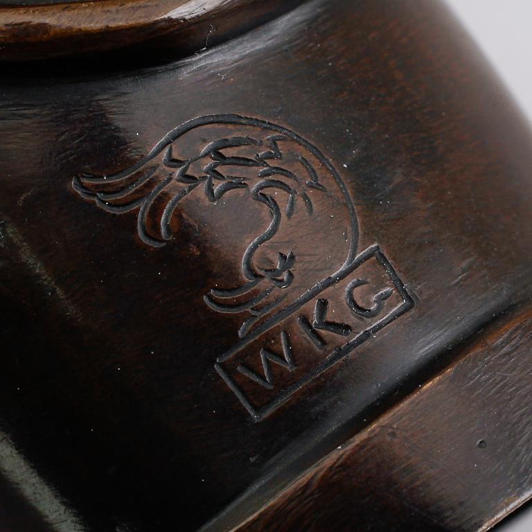 SKULPTUR, brons, W. Sliwka, Wien, signerad.