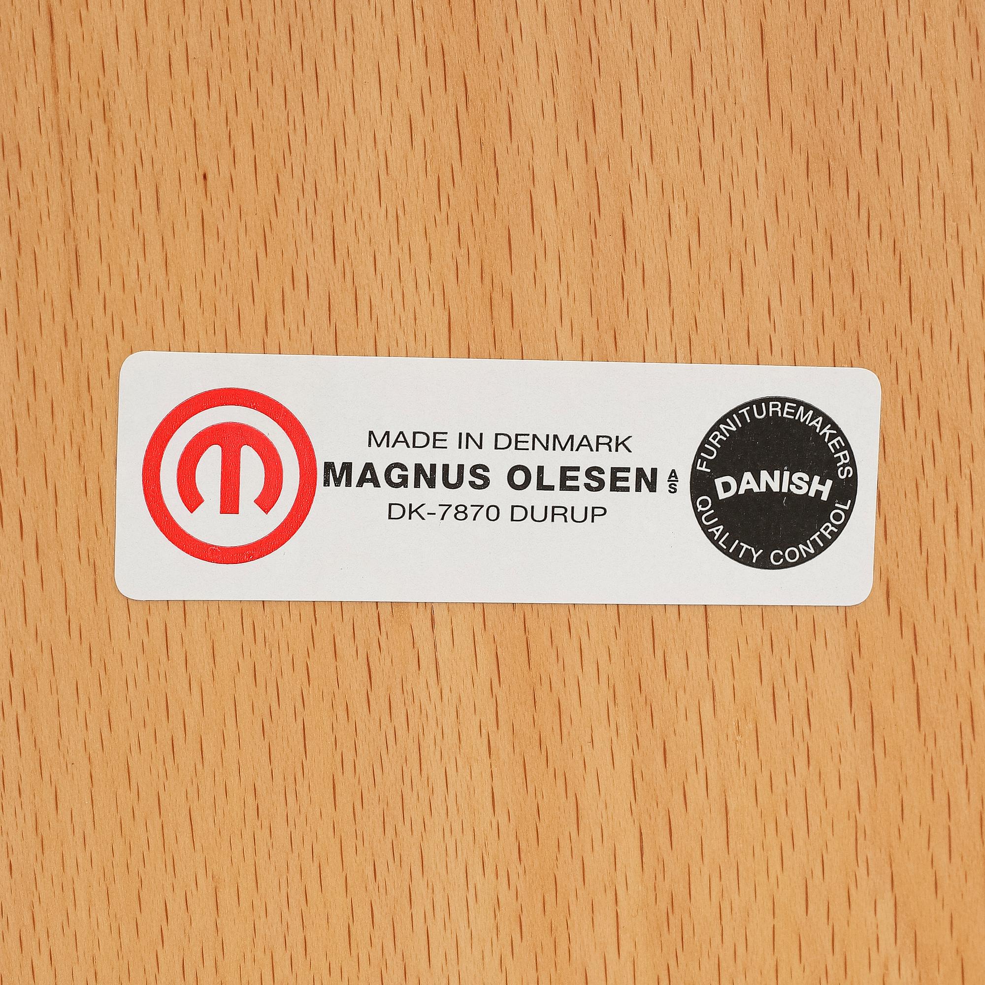 MAGNUS OLESEN, matgrupp, 6 delar, sent 1900-tal.