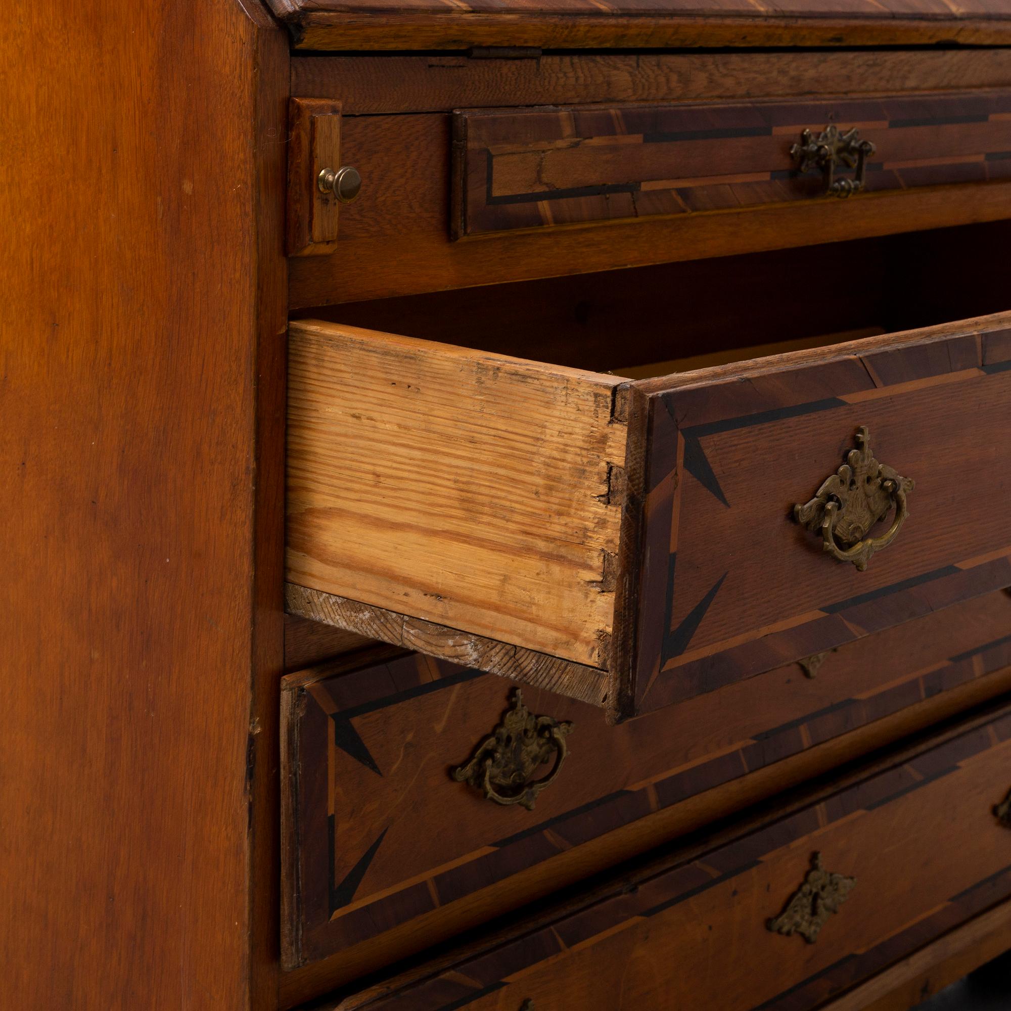 A Swedish late 18th century secretaire.