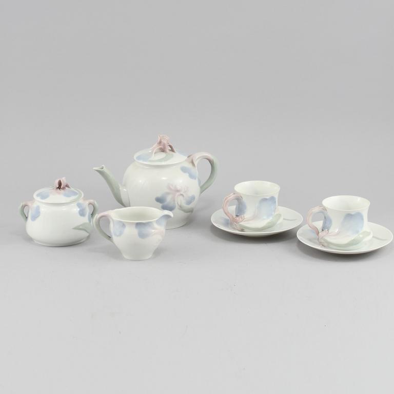 SERVISPORSLIN, 5 delar, "Iris", Alf Wallander, Rörstrand, jugend.