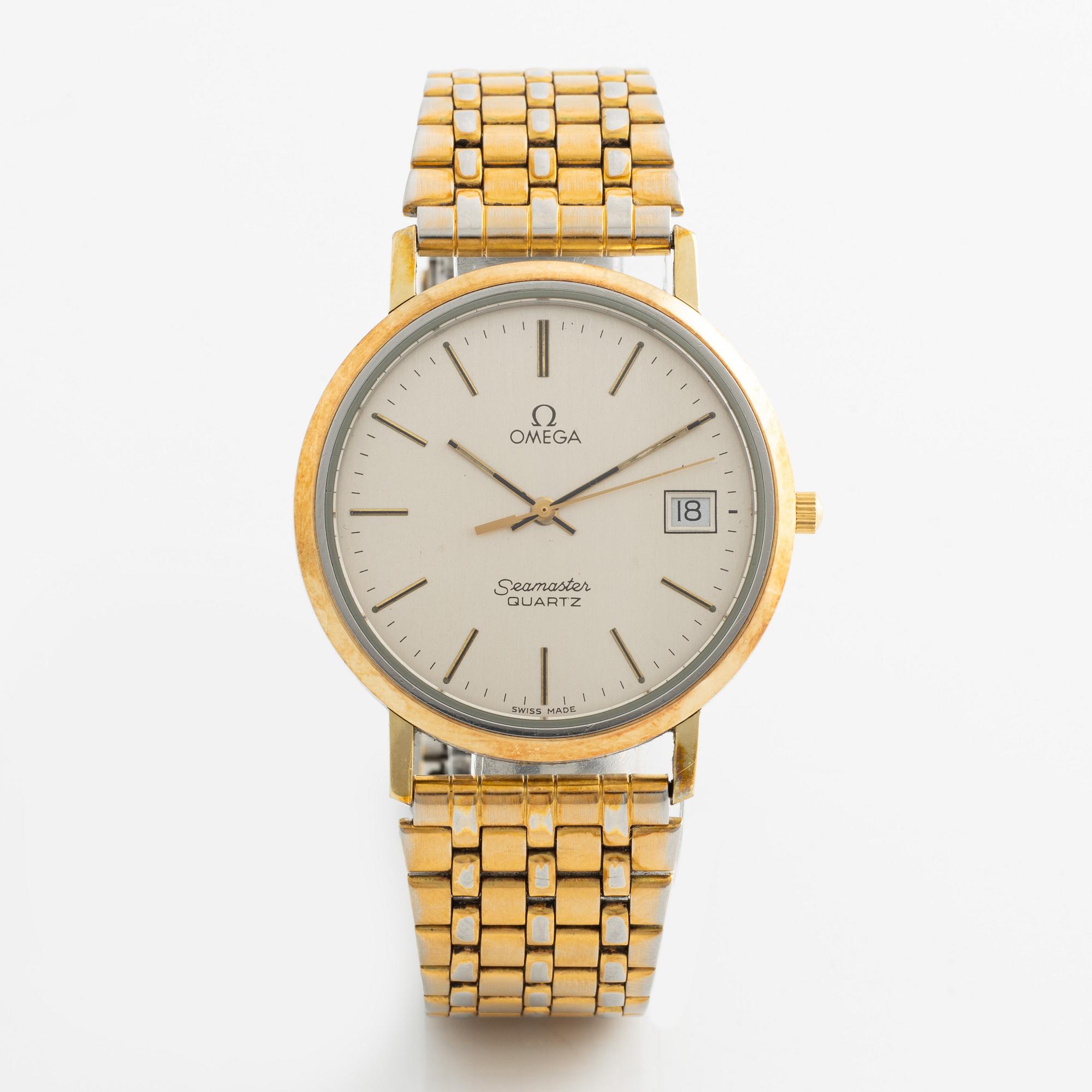 Omega, Seamaster, armbandsur, 35 mm.