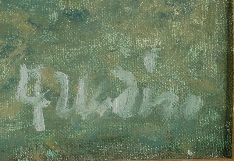 SAM UHRDIN, olja på duk, signerad.