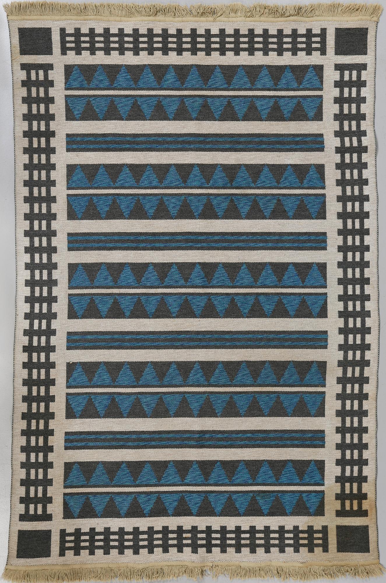 MATTA, dubbelväv, 1900-talets andra hälft, 228 x 148 cm.