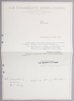 FÅTÖLJER, 1 par, AB Chamberts Möbelfabrik, 1959.
