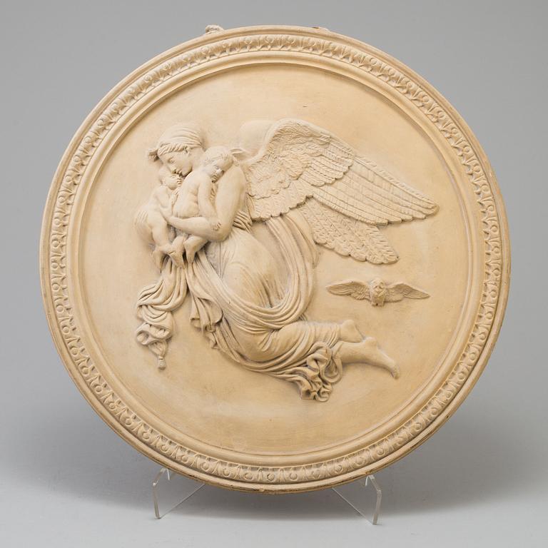 A wall hung relief by Bertel Thorvaldsen, early 20th century.