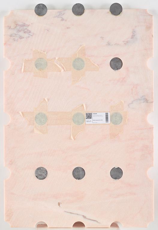 GEORGE HENRY LONGLY, marble and stainless steel.