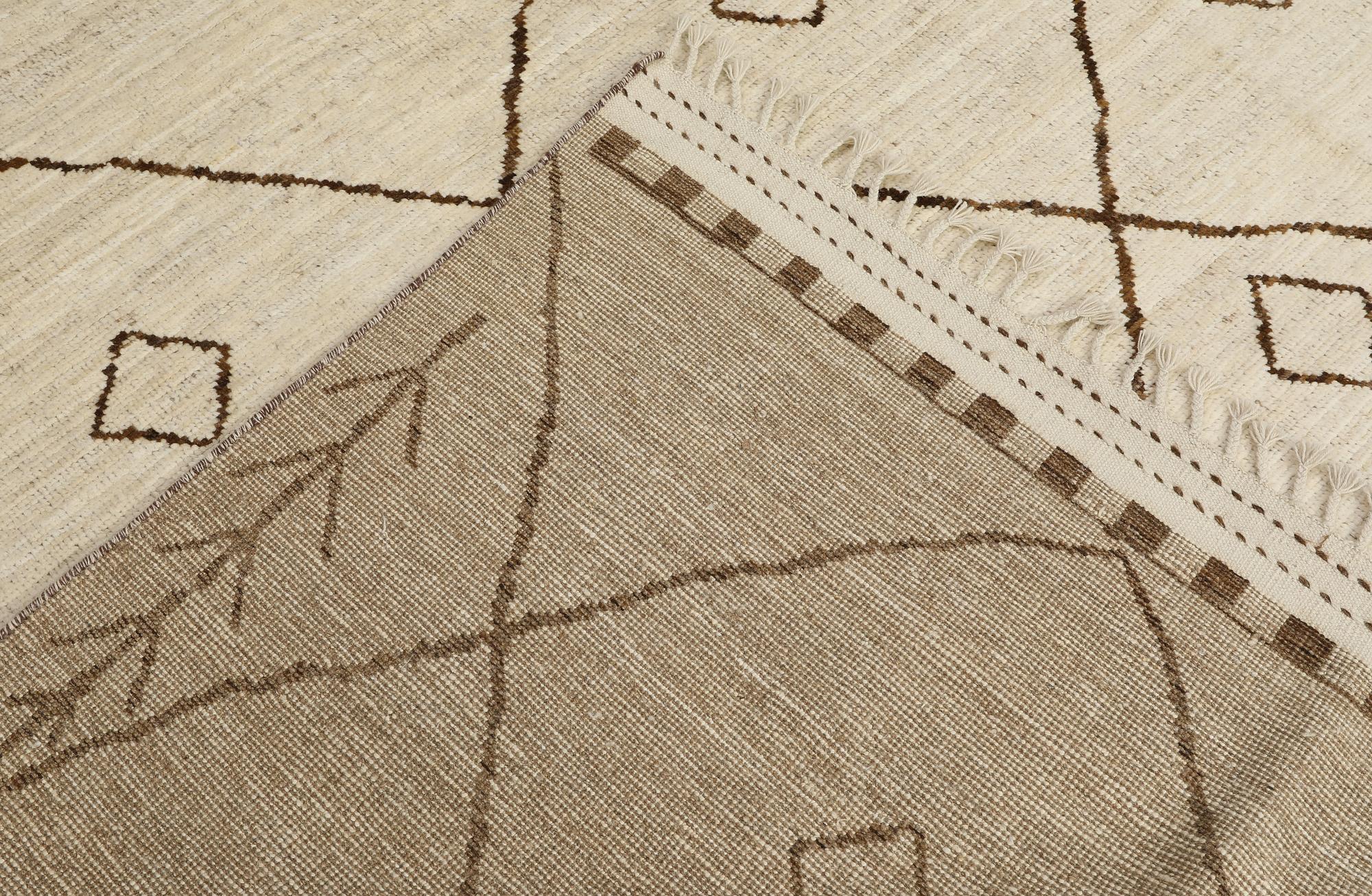 A carpet, Morocco design, c. 295 x 210 cm.