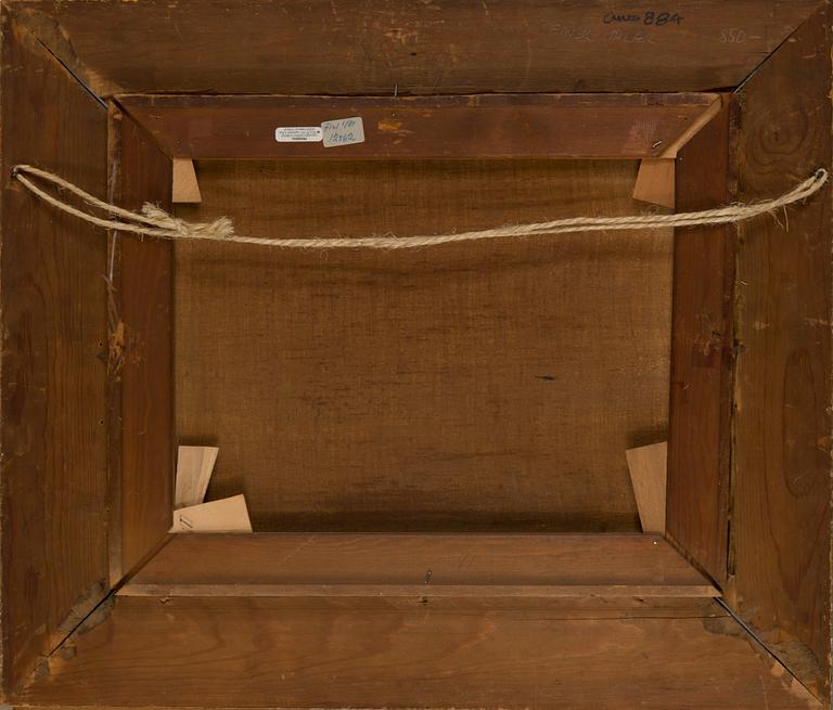 William Lönnberg, olja på duk, signerad.