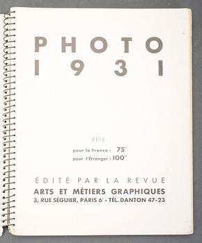 FOTOBÖCKER, 3 st, Photo Graphie, 1931, 1935, 1936, Edition des Arts et Métiers Graphiques, Paris.