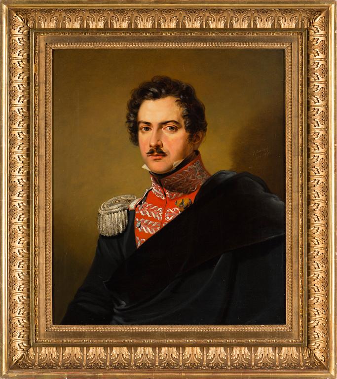 JOHAN GUSTAF SANDBERG, olja på duk, signerad och daterad 1825.