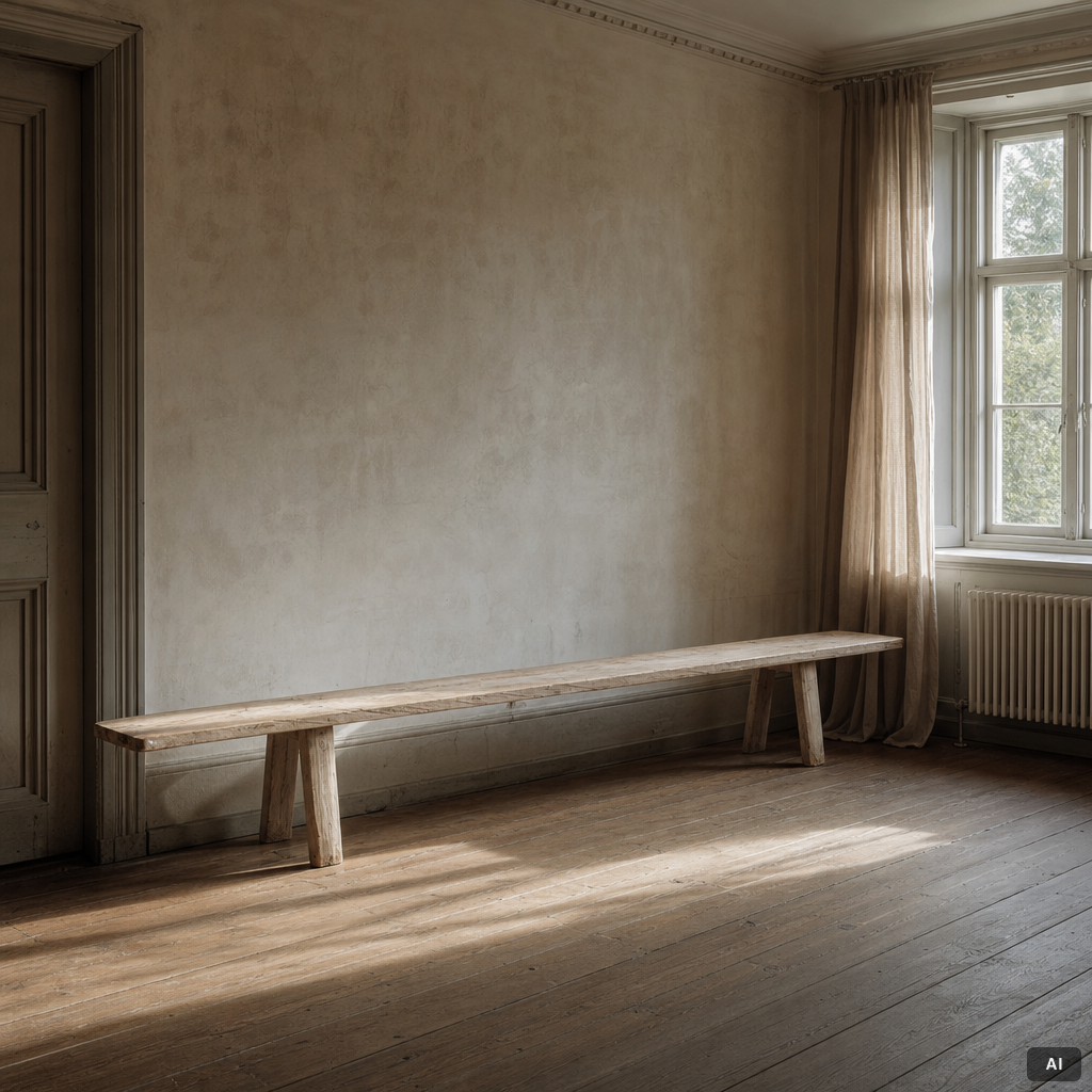 A bench, 19th Century.