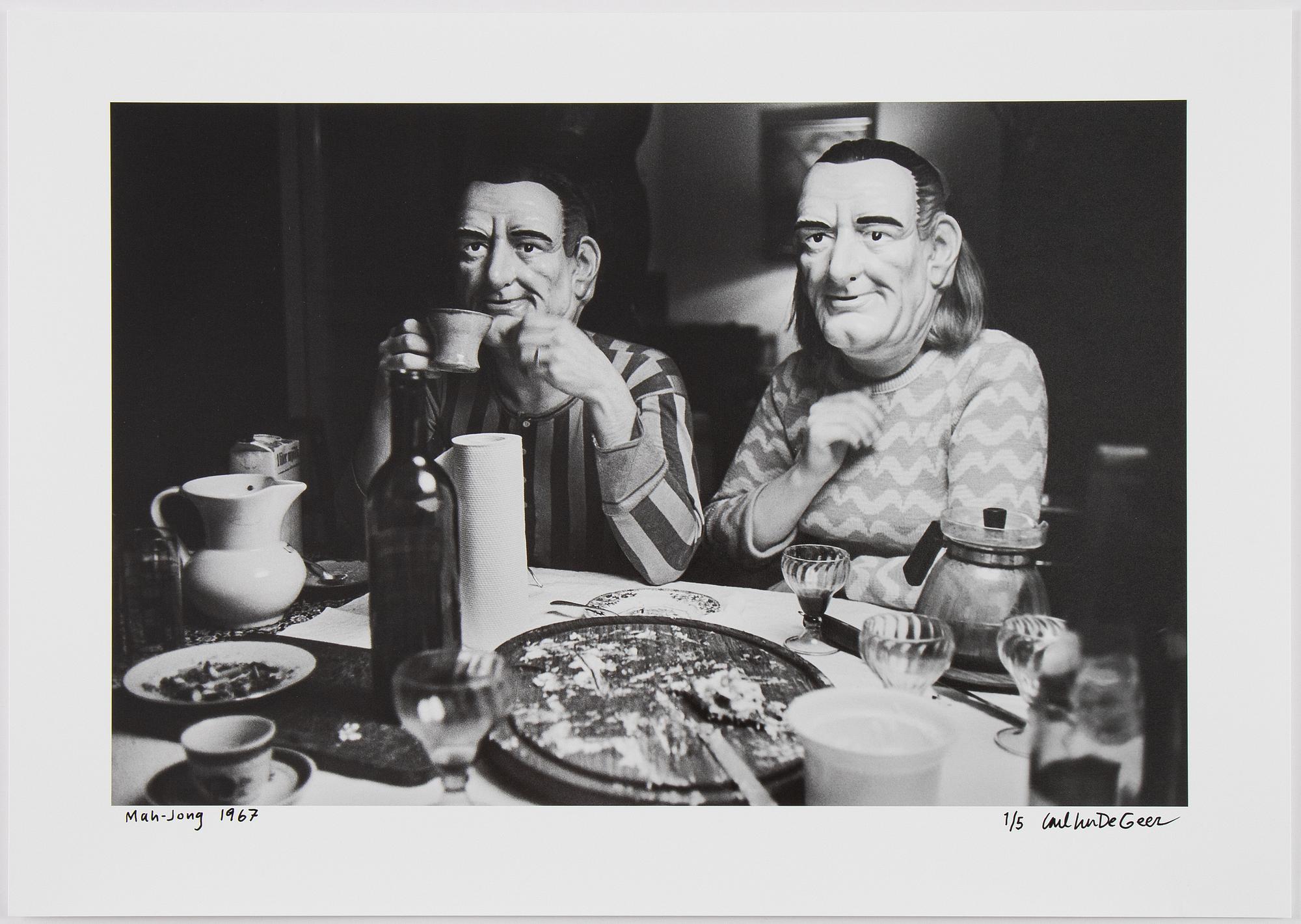 Carl Johan De Geer, photo, signed 1/5.