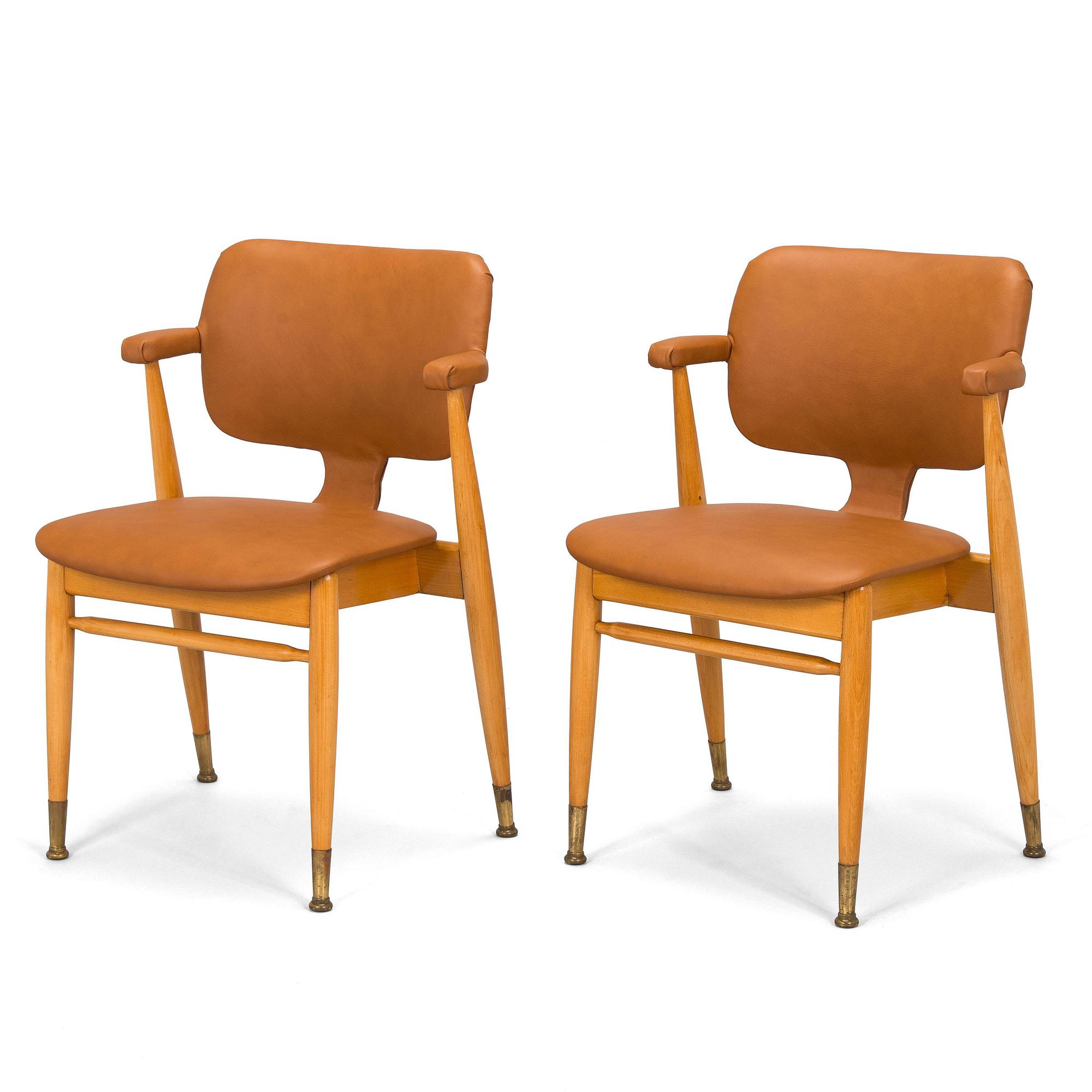 Ilmari Tapiovaara, A pair of mid-20th century 'Domus Lux' armchairs for Lukkiseppo.