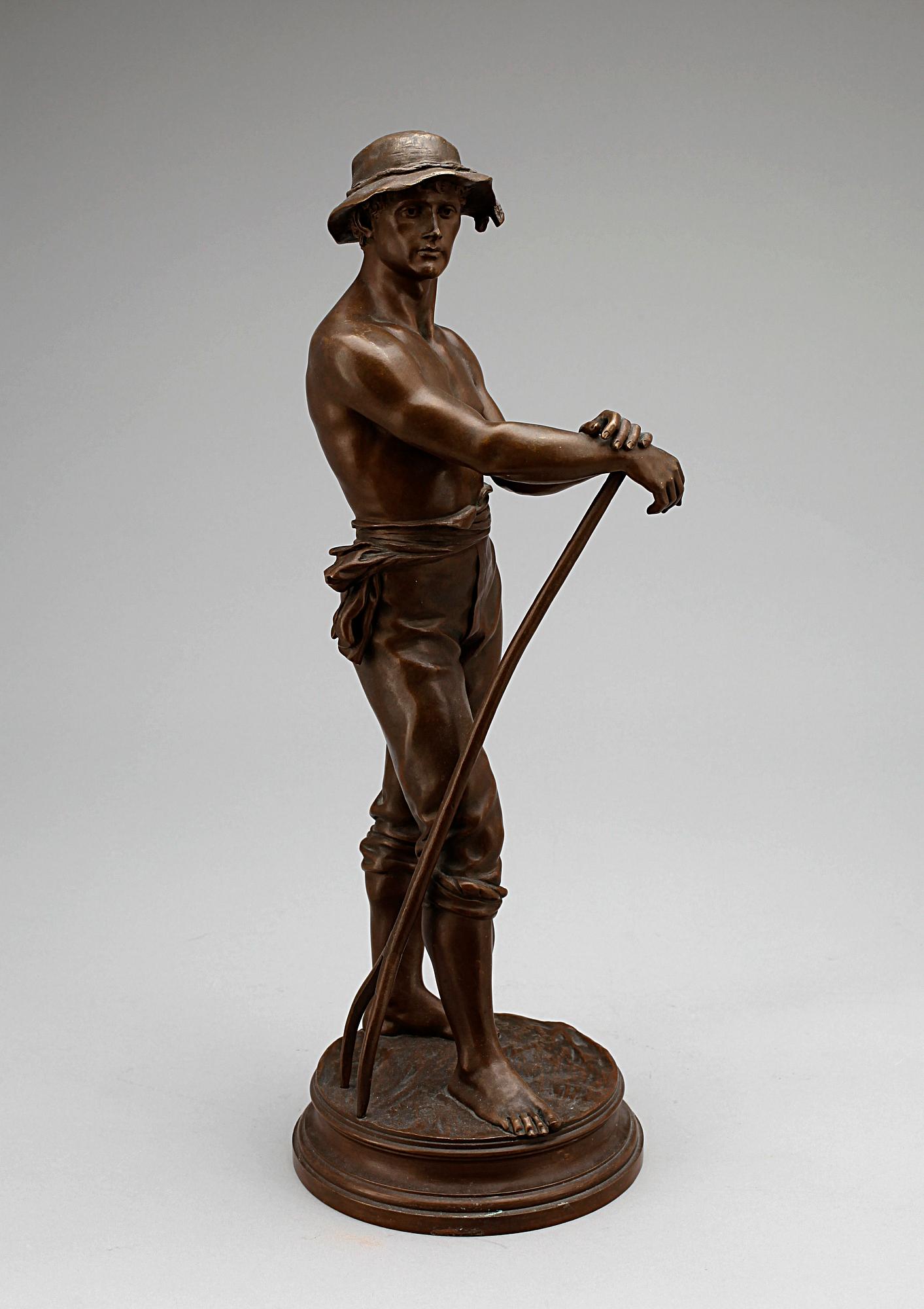 CHARLES OCTAVE LEVY, brons, sign samt med gjutarstämpel.