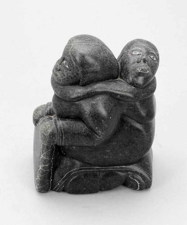 SKULPTUR, sten, Inuit, Kanada, sign, 1900-talets andra hälft.