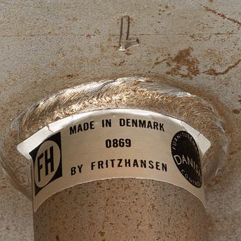 Arne Jacobsen, an 'Oxford' leather chair, Fritz Hansen, Denmark.